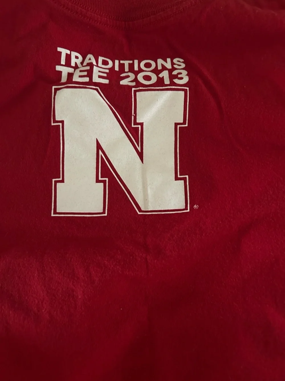 Adidas Be Husker Red" Graphic T-Shirt - Red Nebraska Cornhuskers - Picture 4 of 4